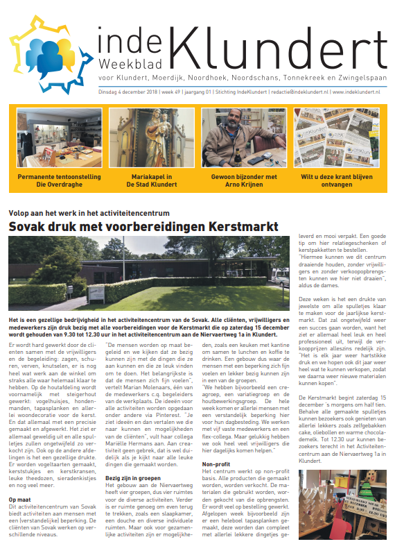 Cover 10e uitgave, 4 december 2018