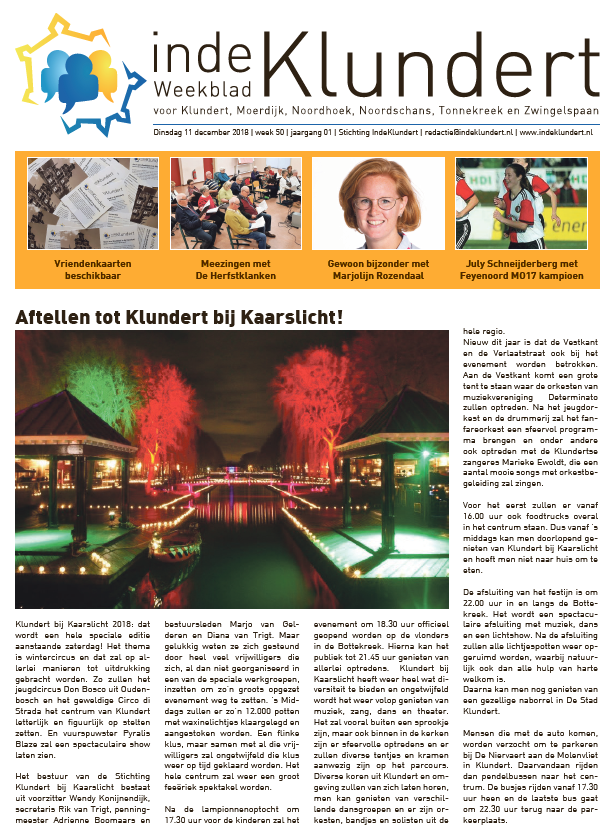 Cover 11e uitgave, 11 december 2018