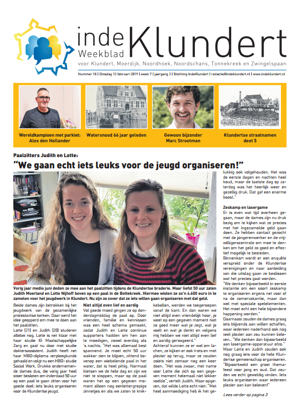Cover 18e uitgave, 12 februari 2019