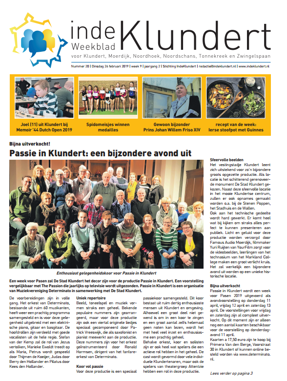Cover 20e uitgave, 26 februari 2019