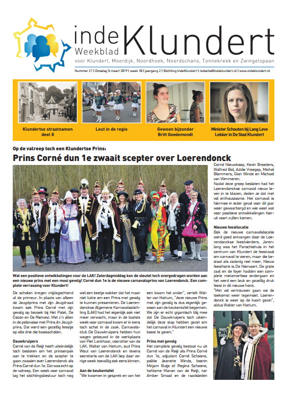 Cover 21e uitgave, 5 maart 2019