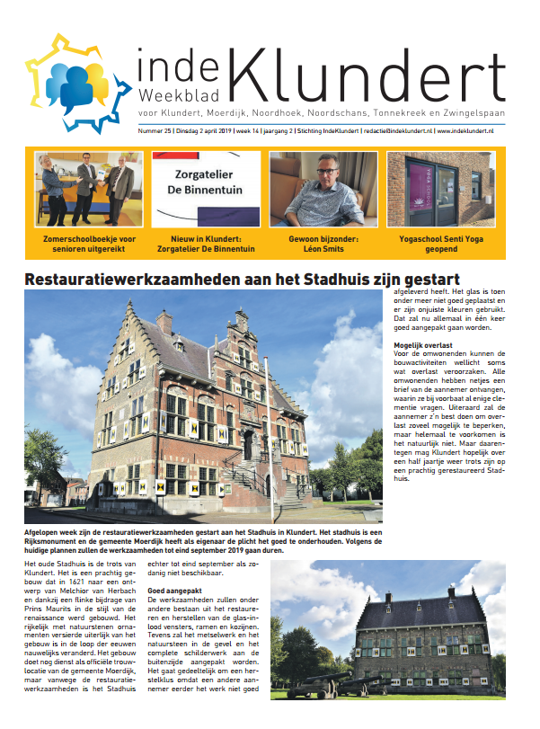 Cover 25e uitgave, 2 april 2019