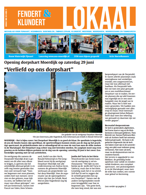 Cover 32e uitgave, 21 mei 2019