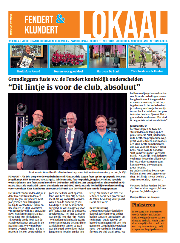 Cover 34e uitgave, 4 juni 2019