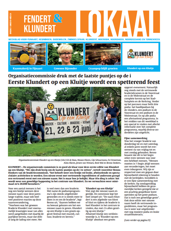 Cover 35e uitgave, 11 juni 2019